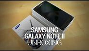 Samsung Galaxy Note II Unboxing & Hands On!