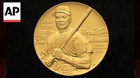 Larry Doby honored with Congressional Gold Medal