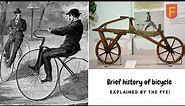 Bicycle brief history and timeline|Who invented the bicycle?