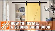 How to Install a Sliding Barn Door | The Home Depot