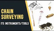Instruments used in chain surveying