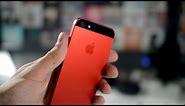 This is a Red iPhone 5 / 5s - MendMyi ColourLab Review (iPhone 5 Colour!)