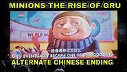 MINIONS THE RISE OF GRU alternate CHINESE ENDING