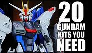 Top 20 Gundam kits you NEED