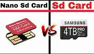 What is Nano Sd Card, Nano Sd card Vs Sd Card, Nano Card Benefits, All Think Facts