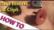 Splash Shield Nut Inserts, Screws, & Clips: HOW TO ESCAPE