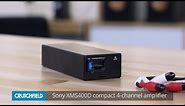 Sony XMS400D compact 4-channel car amplifier | Crutchfield video