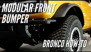 2021 Ford Bronco Modular Front Bumper | Bronco How-To Ep. 4 | Bronco Nation