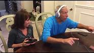 My parents perfect reaction to our baby announcement!