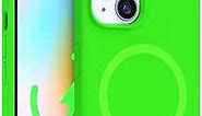 FELONY CASE - Stylish Neon Green Phone Cover for iPhone 15 Plus, Compatible with MagSafe - 360° Shockproof Protective Cases Designed for Apple iPhone 15 Plus