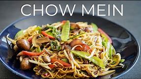 Vegetable Chow Mein Recipe | EASY Chinese vegan Noodles dinner idea!