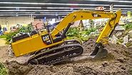 155 kg! RC Excavator in HUGE 1/8 scale! R/C Caterpillar Action!