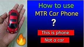 How to use MTR Ferrari Car Phone | newmind car phone | technical siraj