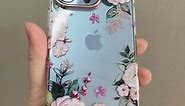 iPhone 13 flower case rose