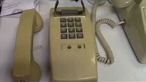 VINTAGE Western Electric 2554 Pushbutton Wall Telephone