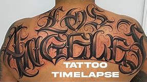 Tattoo Timelapse-lettering