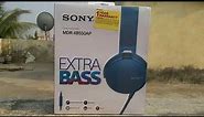 SONY HEADPHONE MDR-XB550 UNBOXING AND REVIEW