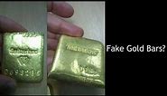 Tungsten Filled Gold Bars?