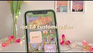 aesthetic ios 14 tutorial ✨ | customizing my iphone xr | widgets & shortcuts | easy how-to
