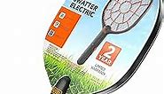 Bug Zapper Racket – Electric Fly Swatter for Gnats, Mosquitoes, & More – Harmless-to-Humans Outdoor Bug Zapper Battery Operated – Handheld Electric Fly Swatter – Bug Zapper Indoor Racket