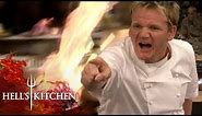 "THE DUCK'S BURNT, YOU'RE COOKING IN A BURNT PAN" | Hell's Kitchen
