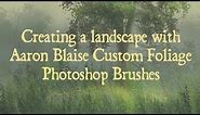 Photoshop Tutorial Custom Foliage Brushes
