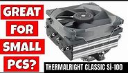Thermalright SI 100 210w TDP Low Profile CPU Cooler AM4 Review & Install Guide