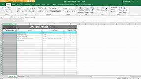 How to organize your life using 1 simple spreadsheet in Excel (plus free download)