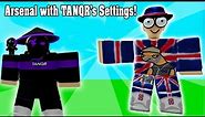 Mastering Roblox Arsenal with TANQR's Settings!....