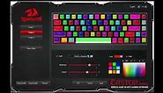 Tutorial | Set Backlights & Macros On Redragon CASTOR K631 PRO Keyboard with Software