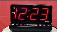 Elgin 4584E Extra Large Number Display Alarm Clock