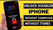 iPhone is Disabled Connect To iTunes how to unlock 2022