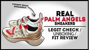 LEGIT PALM ANGELS Recovery Sneakers | How to tell + unboxing & fit review!