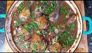 How To Make Coq Au Vin.French Chicken Recipe. #SRP.