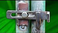 You Need To See This Best Homemade Gate Lock Idea