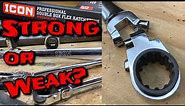 Double Box Destruction Harbor Freight ICON Wrenches Strong or Weak