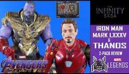 Marvel Legends Infinity Saga IRON MAN MARK 85 & THANOS Avengers Endgame MCU 2-Pack Review