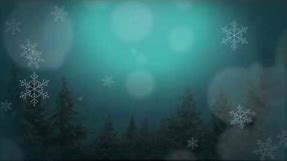Winter Christmas Scene Moving Background - Christmas Loop