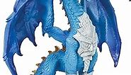 Safari Ltd. Guardian Dragon Figurine - Detailed Regal Blue 6" Model Figure - Fun Fantasy Play Toy for Boys, Girls & Kids Ages 4+