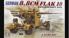 1/35 AFV Club German 8.8 cm Flak 18 Kit# 35088