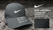 Nike AeroBill Legacy91 - Training Hat Unboxing (AV6953-011-Black/White)