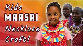 KIDS CRAFT || African Maasai Necklace!
