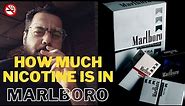 How much nicotine is in Marlboro?
