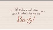 How to pay with Paypal using Boosty ✧ For commissioners
