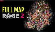 FULL MAP RAGE 2: ALL MARKED LOCATIONS (ARK CHESTS AND PROJECTS)