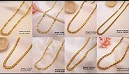 Latest Men Gold Chain Designs with Weight and Price| lightweight gold chain designs 2022