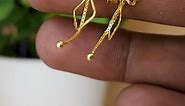 1 gram gold earrings new design