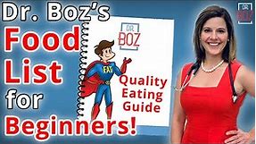 Keto Food List for Beginners, the ultimate eating guide! - Dr. Boz