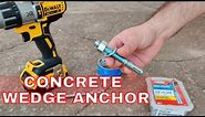 Concrete Wedge Anchor Installation | HANDYBROS |