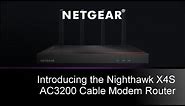 NETGEAR Nighthawk X4S WiFi Cable Modem Router | C7800